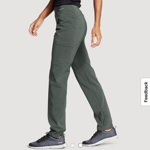 Eddie Bauer Women's Incline Utility Hiking Pants Green 6